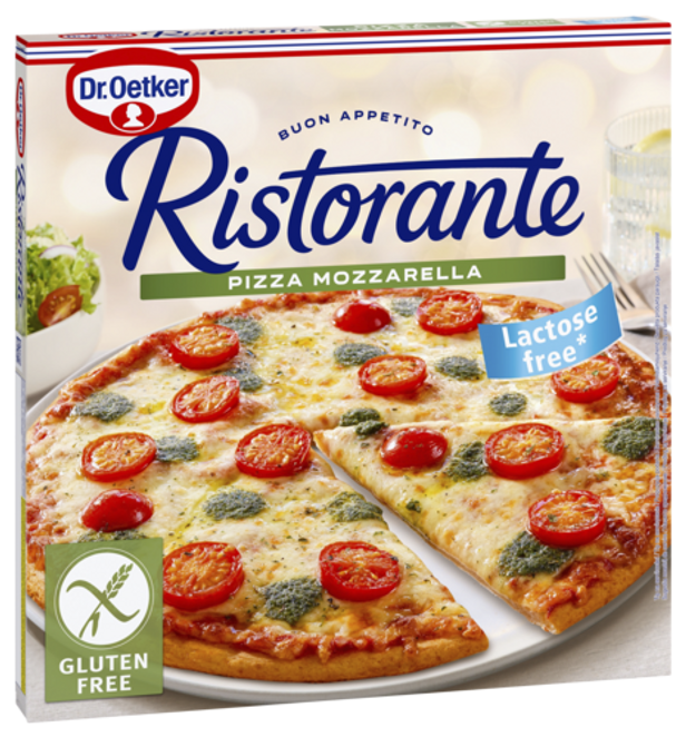 Dr. Oetker Pizza Ristorante Mozzarella bez gluténu a laktózy