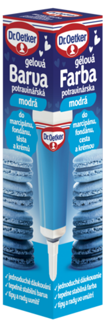 Dr. Oetker Farba gélová modrá