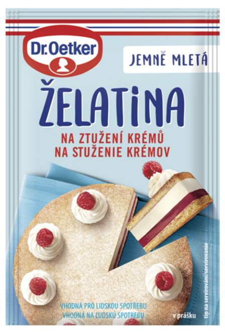 Dr. Oetker Želatína na stuženie krémov
