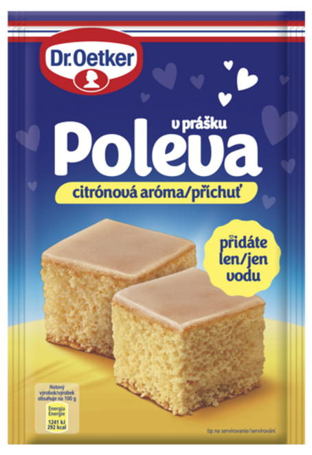 Dr. Oetker Poleva v prášku citrónová aróma