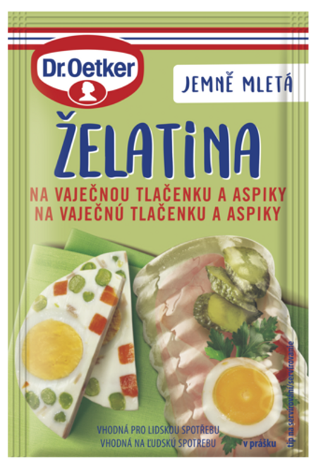 Dr. Oetker Želatína na vaječnú tlačenku a aspiky