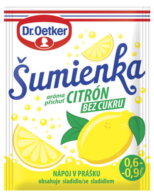 Dr. Oetker Šumienka aróma citrón bez cukru