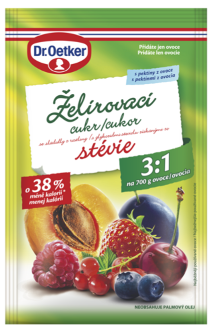 Dr. Oetker Želírovací cukor so stéviou 3:1