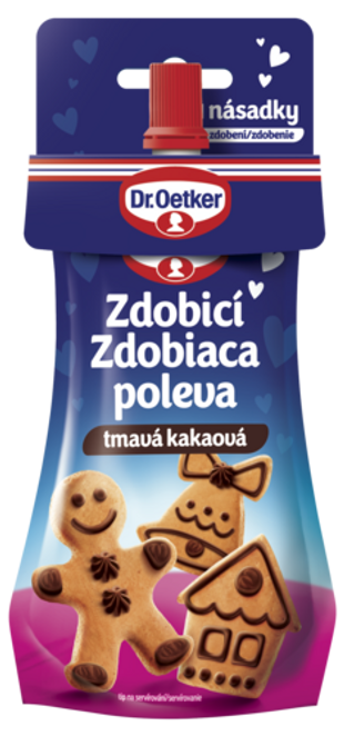 Dr. Oetker Zdobiaca poleva tmavá kakaová