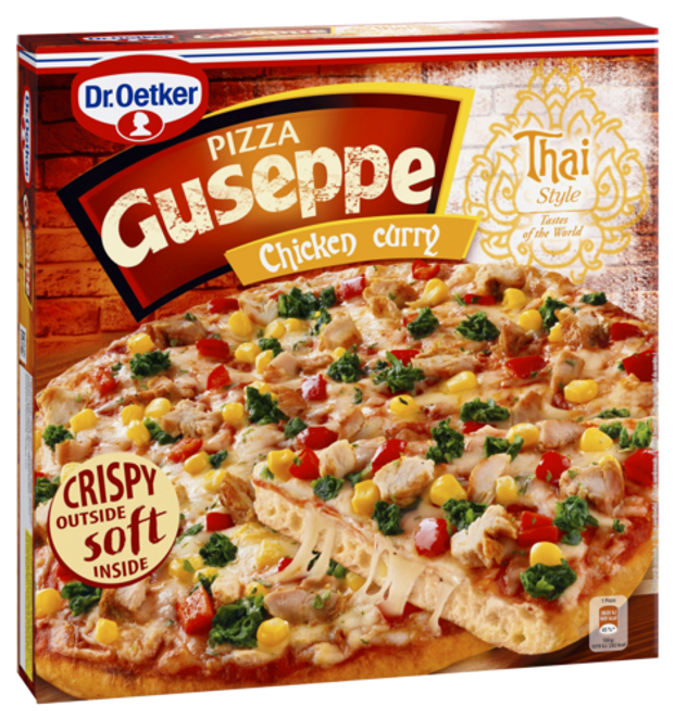 Dr. Oetker Pizza Guseppe Chicken Curry