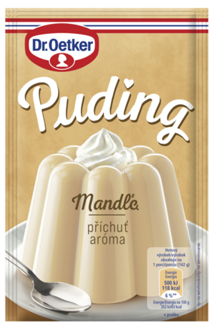 Dr. Oetker Dr. Oetker Puding aróma Mandľa
