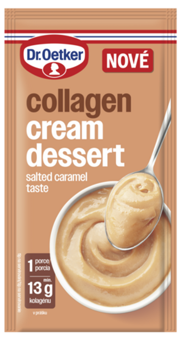 Dr. Oetker Collagen cream dessert salted caramel taste