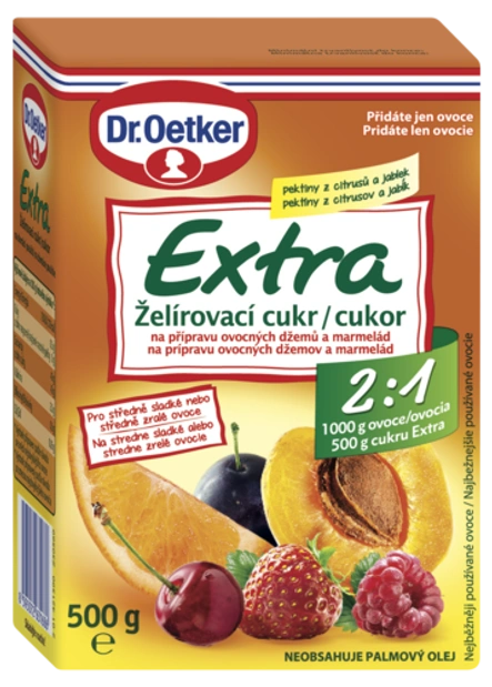 Želírovací cukor Extra 2:1 Dr. Oetker