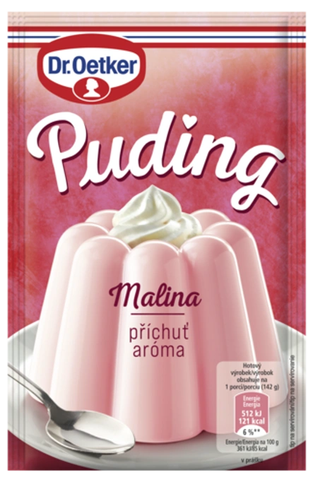 Dr. Oetker Puding aróma Malina