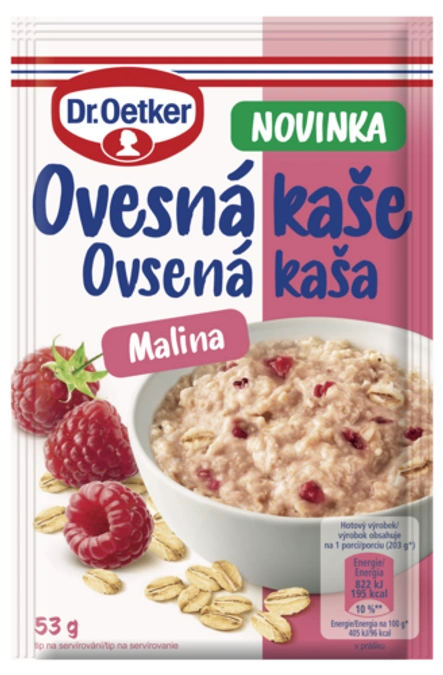 Ovsená kaša Malina Dr. Oetker