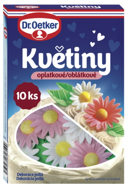 Kvetiny oblátkové Dr. Oetker 