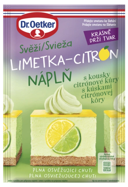 Limetka-citrón náplň Dr. Oetker