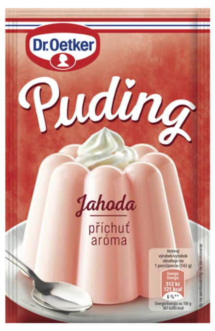 Dr. Oetker Puding aróma Jahoda