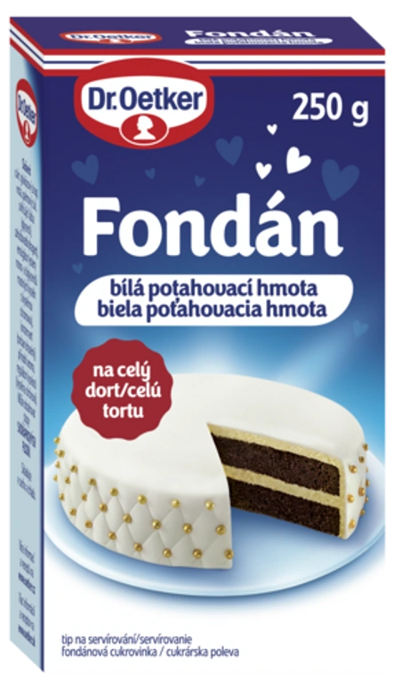 Fondán biela poťahovacia hmota Dr. Oetker
