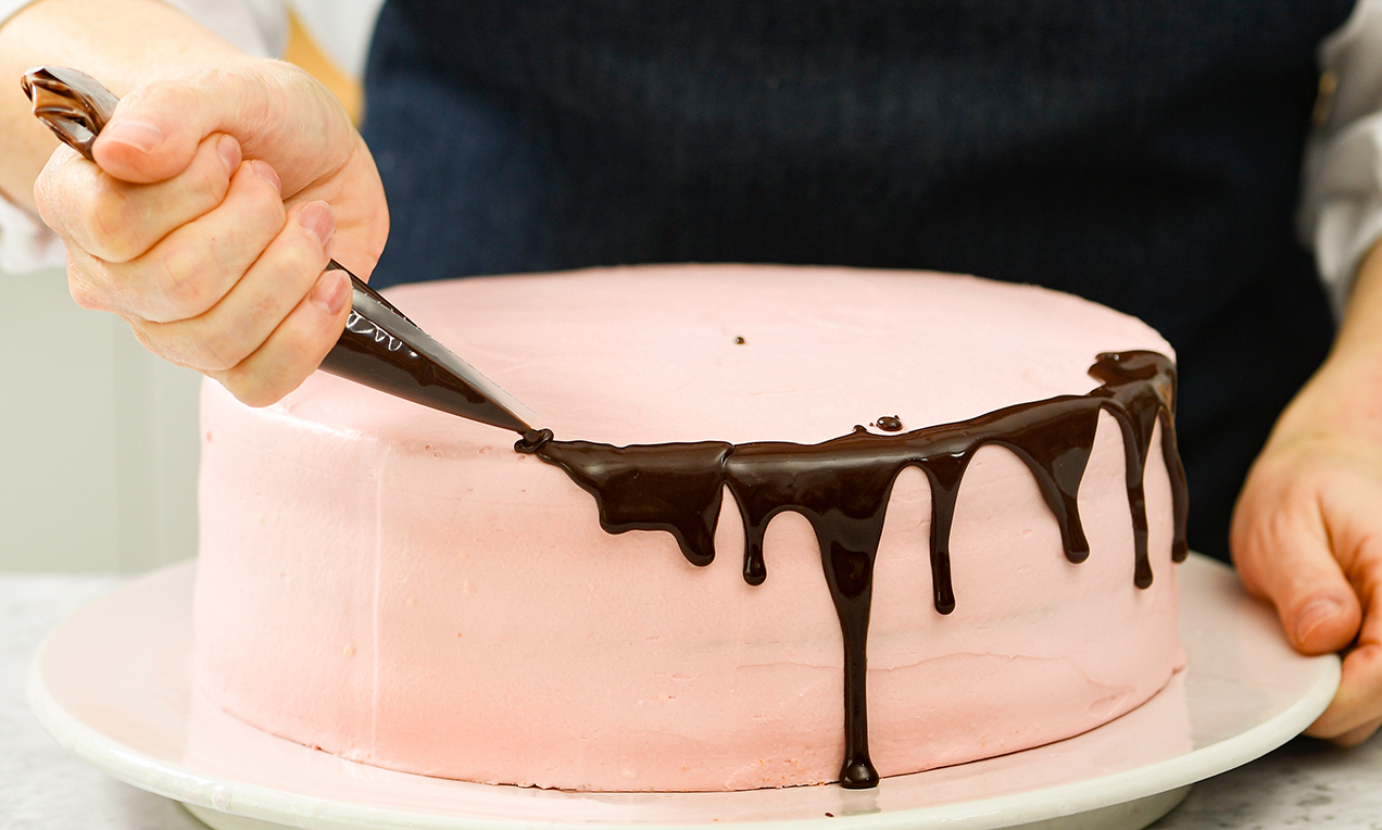 Ako vytvoriť dokonalý Drip Cake - postup 2