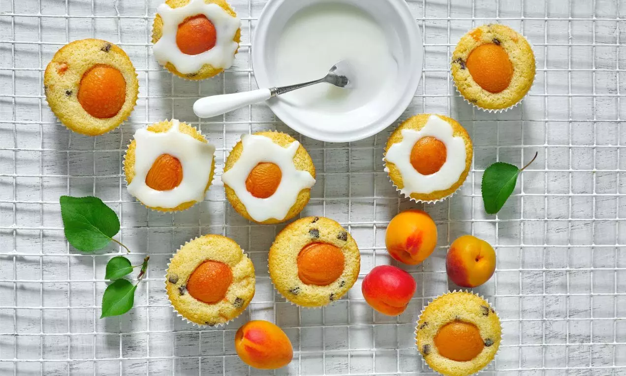 Muffiny s marhuľami