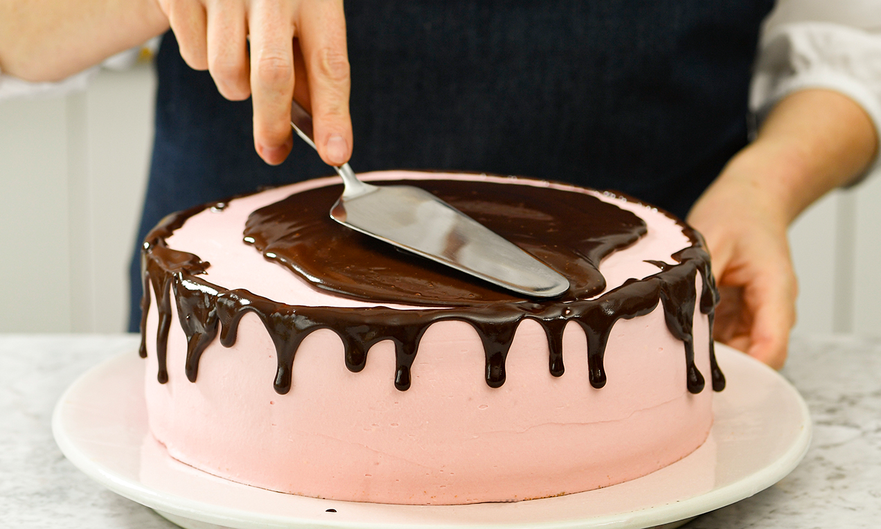 Ako vytvoriť dokonalý Drip Cake - postup 3