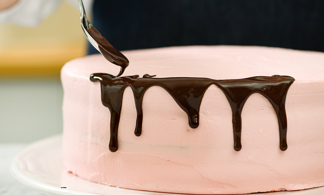 Ako vytvoriť dokonalý Drip Cake - postup 1