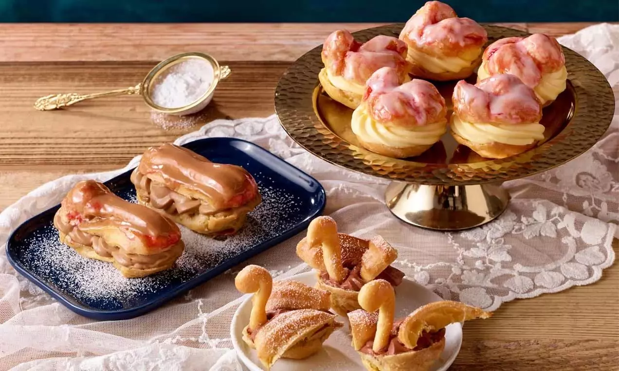 Odpaľované venčeky/eclairs z teplovzdušnej fritézy