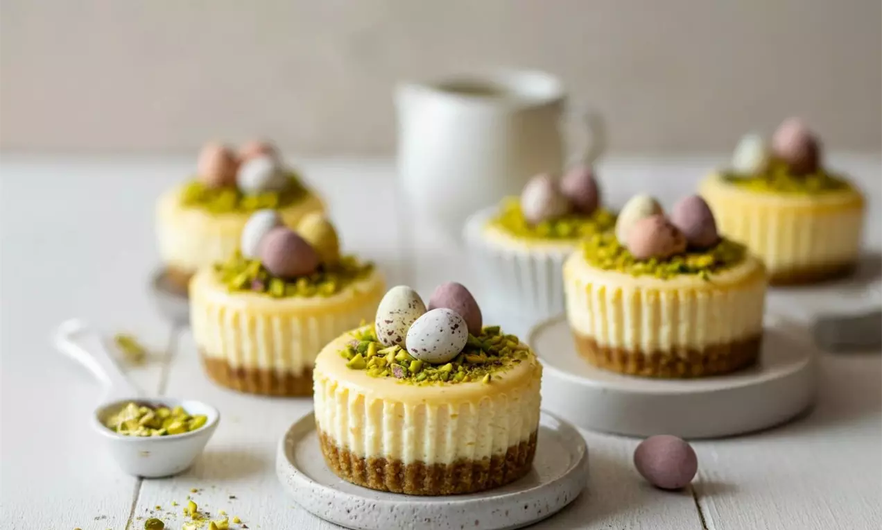 Mini veľkonočné cheesecaky