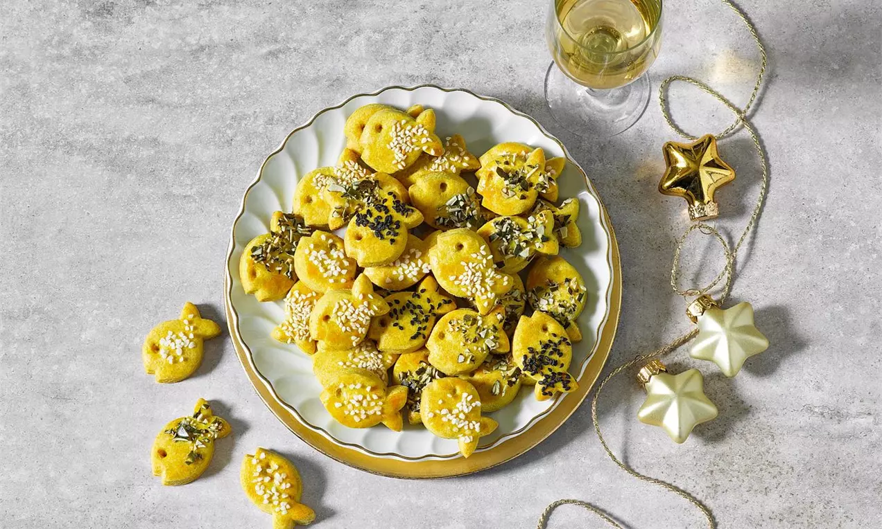 Slané sušienky s karí a čili