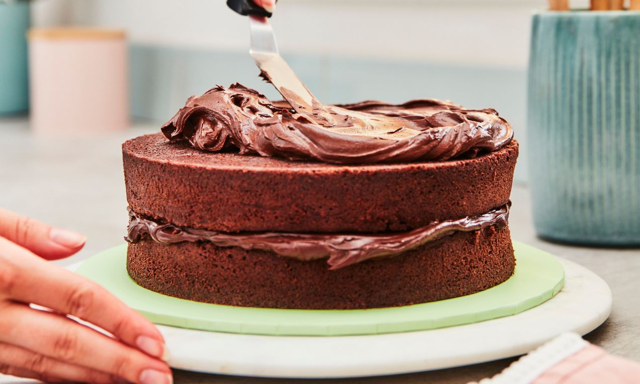 Čokoládová ganache - torta